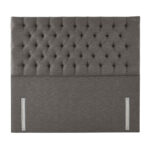 Pocket Spring Bed Company Ravello Light Grey Fabric Full Height Headboard in 3 Sizes - Image 3
