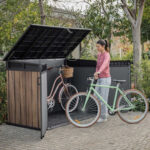 Keter Rosewood Horizon 6ft 3" x 3ft 7" (1.9 x 1.1m) Horizontal 2,020 Litre Storage Shed - Image 5