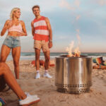 HerQs Blaze 50cm Wood Burning Stainless Steel Fire Pit Bundle - Image 5