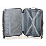 Rock Byron 3 Piece Hardside Luggage Set in Black - Image 2