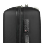 Rock Byron 3 Piece Hardside Luggage Set in Black - Image 5