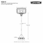 Lifetime 44 Inch (111cm) Portable Basketball Hoop - Image 2