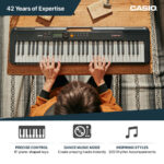 Casio CT-S195AD Portable Keyboard in Black, with Stand, Headphone & Adapter - Image 3