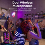 Soundcore Rave 3S AI Party Speaker with 2 Wireless Microphones - Image 4