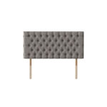 Pocket Spring Bed Company Florence Light Grey Fabric Headboard in 3 Sizes - Image 3