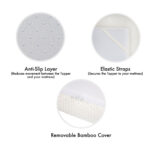 Panda Memory Foam Bamboo European Mattress Topper in 3 Sizes - Image 4