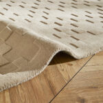 Concept Looms Priory Taupe Squares Rug in 4 Sizes - Image 4