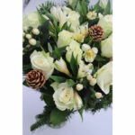 38 Stem Majestic White Christmas Bouquet - Image 7