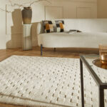 Concept Looms Priory Ivory Squares Rug in 4 Sizes - Image 6