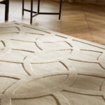 Concept Looms Priory Ivory Circles Rug in 4 Sizes - Image 3