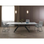 AKANTE Copenhague Light Grey Fabric Dining Chair, 2 Pack - Image 4