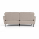MOONAP Monroe Beige Fabric 3 Seater Sofa - Image 5