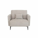 MOONAP Monroe Beige Fabric Loveseat - Image 3