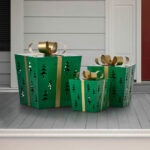 Metal Gift Boxes with LED Lights – Set of 3 - Image 4