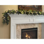 9 ft Pre-lit Christmas Artificial Garland With Twinkling LED Lights - Image 2