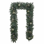 9 ft Pre-lit Christmas Artificial Garland With Twinkling LED Lights - Image 4