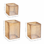 Evergreen LED Glass Sphere & Cube Lights, 3 Piece - Image 3
