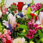 48 Stem Crimson Whisper Flower Bouquet with Greetings Card - Image 2