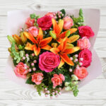 28 Stem Autumn Mixed Flower Bouquet with Greetings Card - Image 2