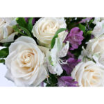 34 Stem Colombian Rose & Alstroemeria Flower Bouquet with Greetings Card - Image 3