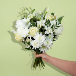 21 Stem White Embrace Mixed Flower Bouquet - Image 2
