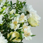 21 Stem White Embrace Mixed Flower Bouquet - Image 5