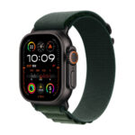 Apple Watch Ultra 2 GPS + Cellular, 49mm Titanium Case with Green Alpine Loop - Image 2
