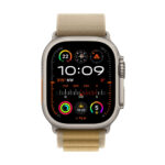 Apple Watch Ultra 2 GPS + Cellular, 49mm Titanium Case with Tan Alpine Loop - Image 3