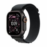 Apple Watch Ultra 3 GPS + Cellular, 49mm Titanium Case with Black Alpine Loop - Image 2