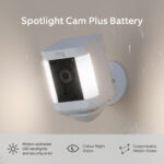 Ring Battery Spotlight Cam Plus in White - 2 Pack - Image 6