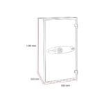 Phoenix 283 Litre Neptune HS1055E Security Safe with Electronic Lock Including Delivery and Positioning - Image 2
