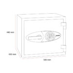 Phoenix 46 Litre Neptune HS1052E Security Safe with Electronic Lock Including Delivery and Positioning - Image 2