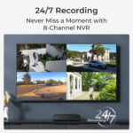 Reolink 12MP (4K+) UHD NVR PoE AI Bullet Add-on Cam 4pk - Image 5