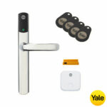 Yale Conexis L2 Smart Lock in Black with 4 Tags - Image 2