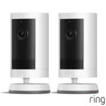 Ring Outdoor Cam 2 Pack With Additional Quick Release Battery