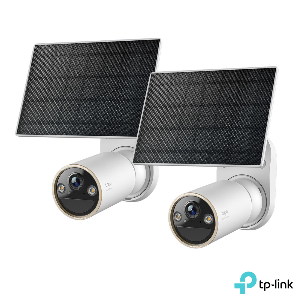 TP-Link Tapo C460KIT 4K 8MP Solar-Powered Security Camera Kit - 2 Pack