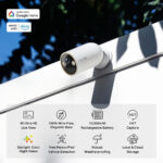 TP-Link Tapo C460 4K 8MP Battery Powered Outdoor Security Camera -2 Pack - Image 4