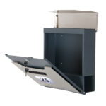 Phoenix Estilo Top Loading Letter Box MB0125KS in Stainless Steel with Key Lock - Image 4