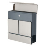 Phoenix Estilo Top Loading Letter Box MB0124KS in Stainless Steel with Key Lock - Image 3