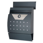 Phoenix Estilo Front Loading Letter Box MB0122KA in Graphite Grey with Key Lock - Image 2
