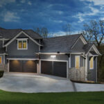 Lutec Solar Hybrid Security LED Flood Light - Image 2