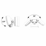 Lutec Solar Hybrid Security LED Flood Light - Image 5