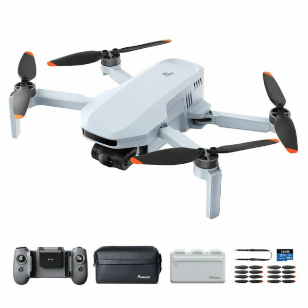 Potensic Atom 2 Drone with 8K Camera, AI Track, 10km Video Transmission - Fly More Bundle