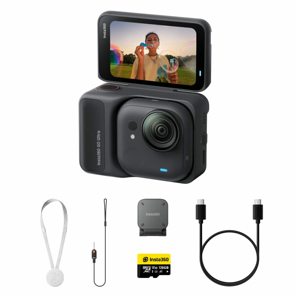 6943b0fd3c684d80427667c7bf617f7056d9d87354430641677eb.jpg Insta360 GO Ultra Camera Xplorer Bundle - Image 1