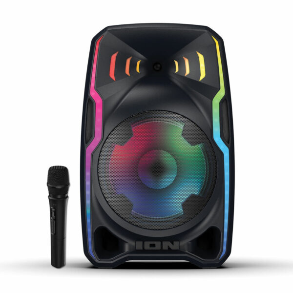 ION Audio Total PA Apex Battery-Powered PA Speaker with Wireless Microphone and Dynamic Lights