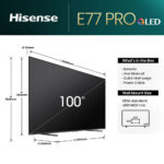 Hisense 100E77NQTUK PRO 100 Inch 4K QLED Freely Smart TV - Image 2