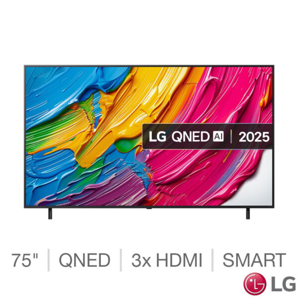 LG 75QNED80A6A 75 Inch QNED 4K Ultra HD Smart TV