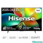 Hisense 85E78QTUK PRO 85 Inch QLED HD Smart TV
