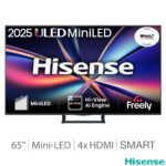 Hisense 65E8QTUK 65 Inch Mini LED HD Smart TV