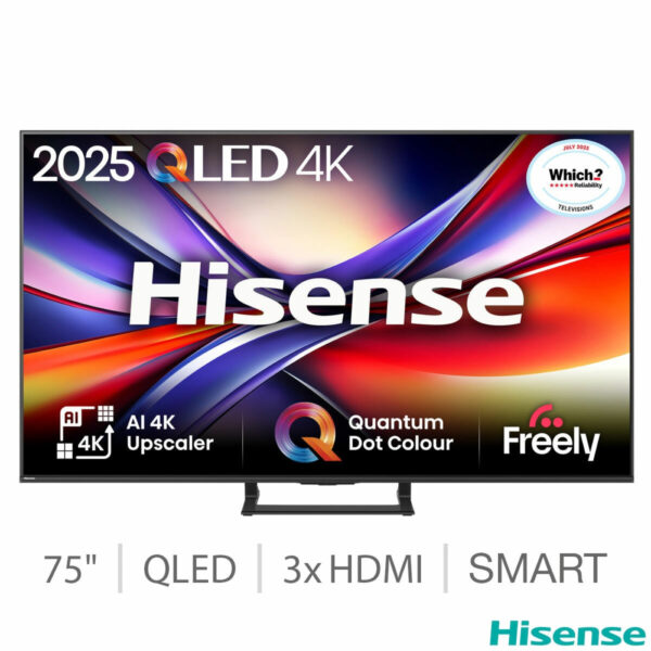 Hisense 75A7QTUK 75 Inch QLED HD Smart TV